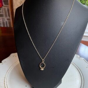 Choose 3 for $9 Fashion gold tone necklace with mini ring charm new